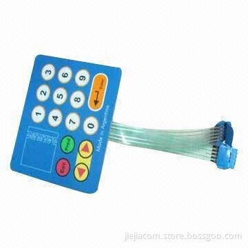 Membrane Switch/Keyboards with Plane Keys and FCI Connector